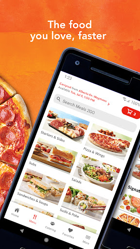 Captura de pantalla de Wegmans Meals 2GO