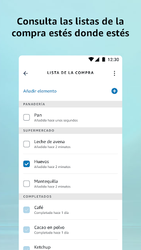 Captura de pantalla de Amazon Alexa