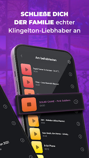 Klingeltöne Hintergrundbilder Screenshot