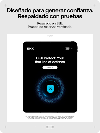 Captura de pantalla de OKX: Compra Bitcoin & cripto