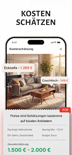 SnapHome: AI Wohnungsdesign Screenshot