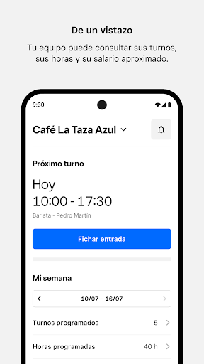 Captura de pantalla de Gestión de Equipos Square