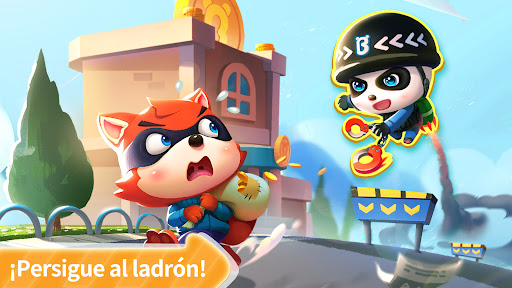 Captura de pantalla de Bebé Panda oficial de policía