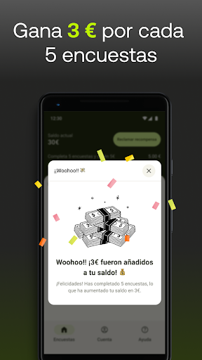 Captura de pantalla de Five Surveys Encuestas Pagadas