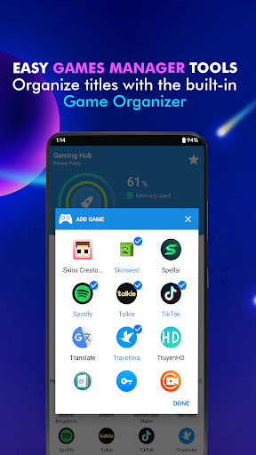GAxHub Launcher - Game Manager screenshot