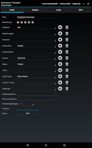 MobileSheets Screenshot