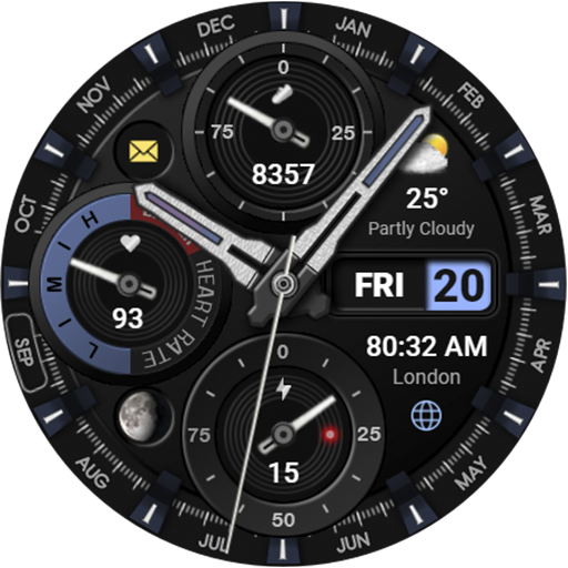 Captura de pantalla de WFP 339 Ultra watch face