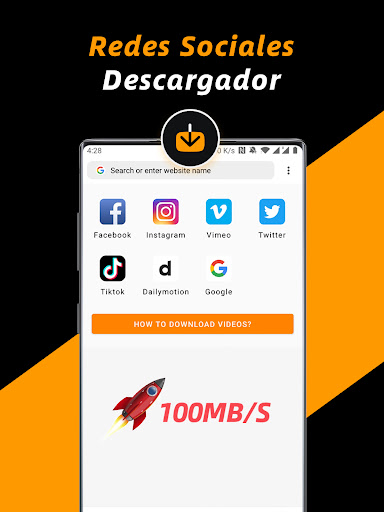 Captura de pantalla de Descargador de video privado