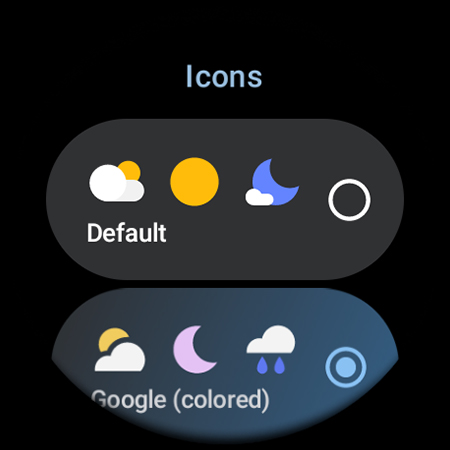 Captura de pantalla de Weather Complications: Wear OS