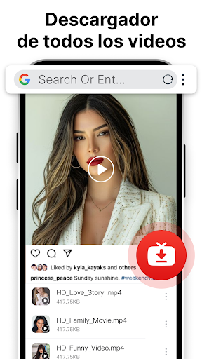 Captura de pantalla de Easy Downloader - Video Hub