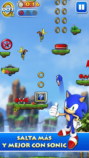 Captura de pantalla de Sonic Jump Pro