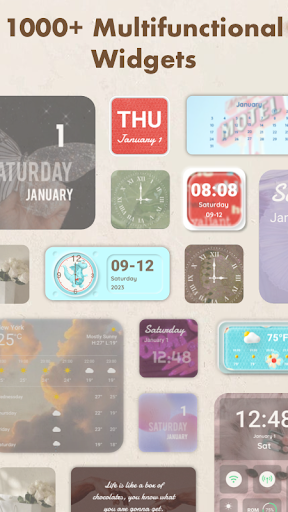 Captura de pantalla de Widgets Art - Wallpaper, Theme