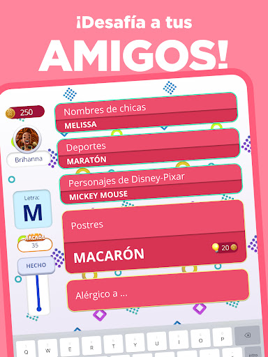 Captura de pantalla de Stop 2: Juego Basta en Español