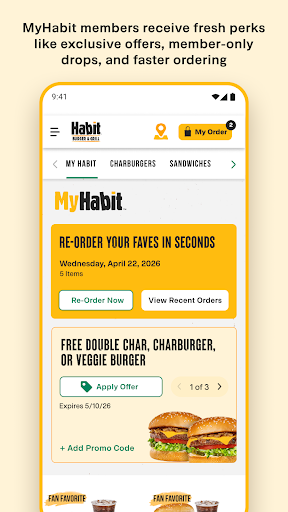 Captura de pantalla de Habit Burger & Grill