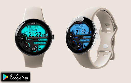Captura de pantalla de Digital Iwasa Watch Face