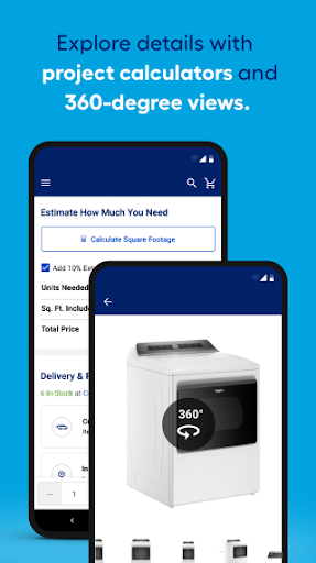 Captura de pantalla de Lowe's