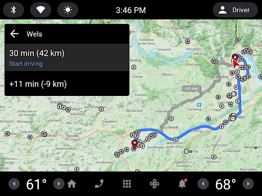 Captura de pantalla de A Better Routeplanner (ABRP)