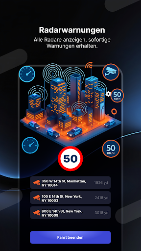 Radar GO-X: HUD, GPS, Karten Screenshot