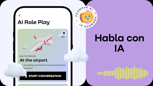 Captura de pantalla de Promova: Aprende inglés online