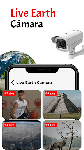 Captura de pantalla de Satélite de la Tierra en Vivo
