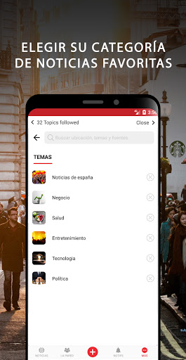 Captura de pantalla de Noticias última hora