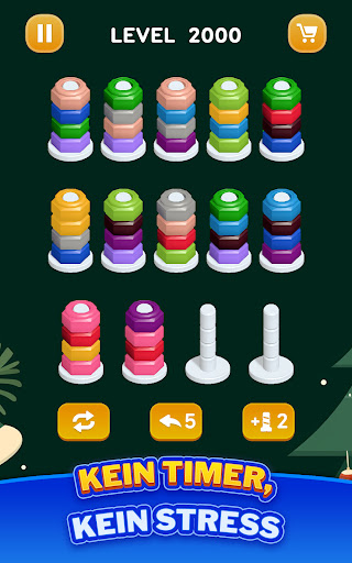 Muttern Sortieren - Farbspiel Screenshot