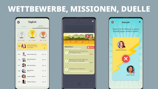 QuizzLand Allgemeinwissen Quiz Screenshot