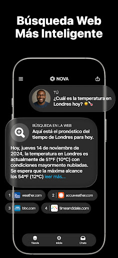 Captura de pantalla de Chatbot IA Español - Nova