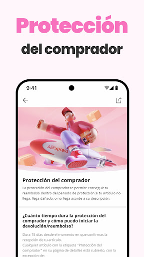 Captura de pantalla de AliExpress: compras online