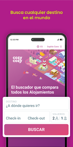 Captura de pantalla de Cozycozy: Dónde Quedarte