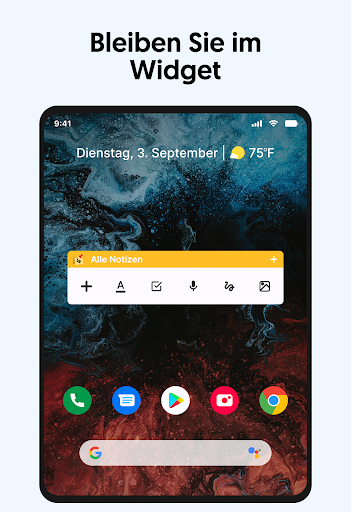 Notizen: Notizblock, Notizbuch Screenshot
