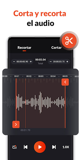 Captura de pantalla de Grabadora de Voz, Grabar Audio