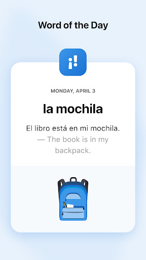 Captura de pantalla de SpanishDictionary.com Learning