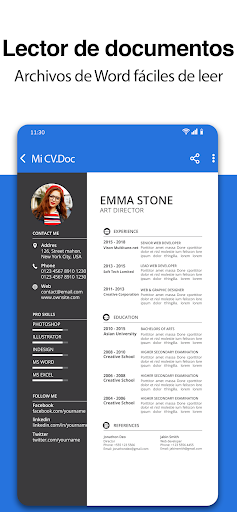 Captura de pantalla de Lector de todos los documentos