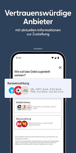 Remitly: Geld senden Screenshot