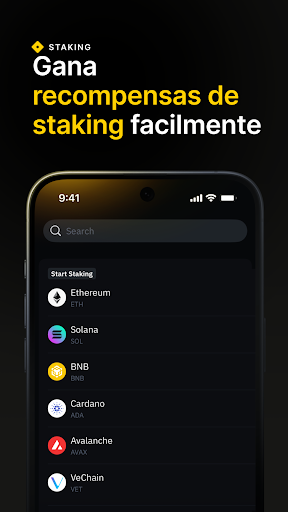 Captura de pantalla de Binance.US: Compra cripto