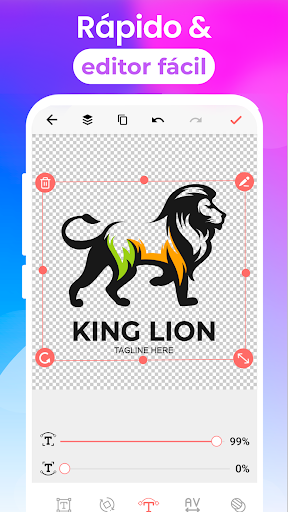 Captura de pantalla de Creador de Logos: Crear Logos