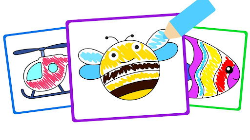 Kinder Ausmalbilder und Buch Screenshot