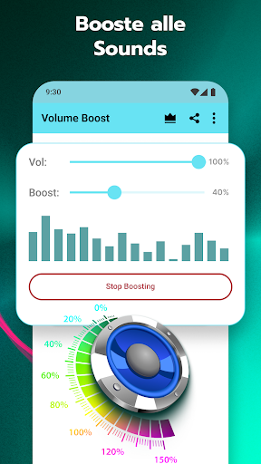 Lautstärke-Booster Screenshot