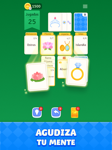 Captura de pantalla de Solitaire Associations Journey