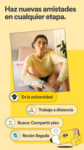 Captura de pantalla de Bumble For Friends: Haz Amigos