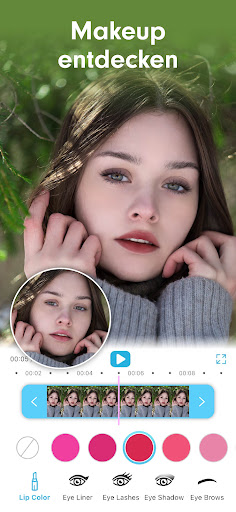 YouCam Video: Makeup & Reface Screenshot