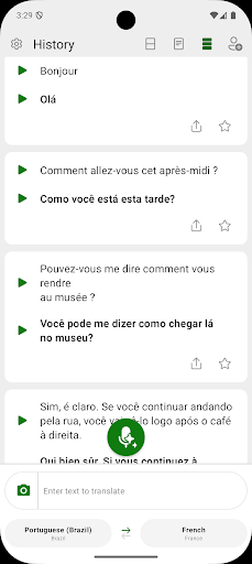 Captura de pantalla de Microsoft Traductor