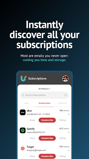 Unroll.Me - Inbox Mail Cleaner screenshot