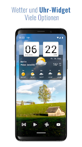Sense Flip Uhr & amp; Wetter Screenshot