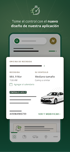 Captura de pantalla de National Car Rental