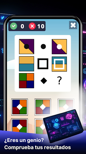 Captura de pantalla de IQ Test de Inteligencia lógica