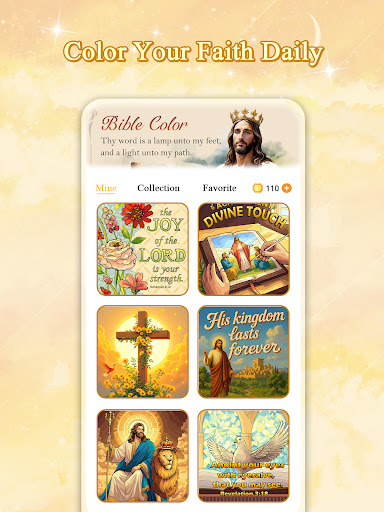Bible Color Paint By Number screenshot
