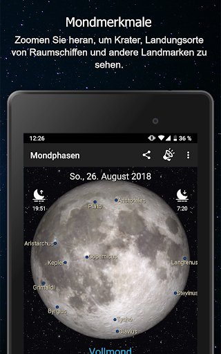 Mondphasen Screenshot
