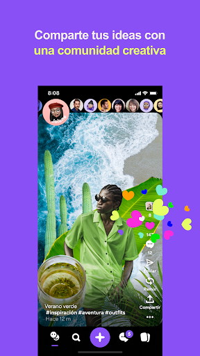 Captura de pantalla de Shuffles de Pinterest
